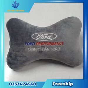 Gối tựa cổ xe ô tô in logo