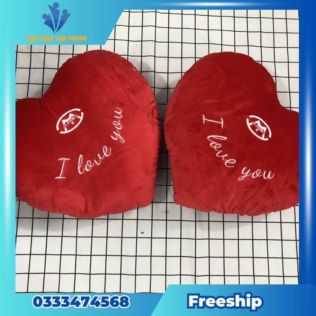 Gối tựa lưng hình trái tim