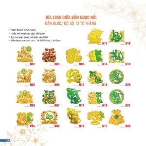 Lịch Bìa Treo 2027 AC Mẫu AC15 (37 x 34 cm) Quà Tặng Bàn Làm Việc Văn Phòng Hiện Đại in logo doanh nghiệp quà tặng Tết tại Quà Tặng Văn Phòng