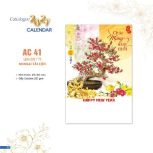 Lịch Bloc 2027 AC Mẫu AC41 (40 x 60 cm) Quà Tặng Bàn Làm Việc Văn Phòng Hiện Đại in logo doanh nghiệp quà tặng Tết tại Quà Tặng Văn Phòng
