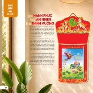 Lịch Bloc Siêu Đại 2027 AH Mẫu AH06 (25 x 35cm) Quà Tặng Bàn Làm Việc Văn Phòng Hiện Đại in logo doanh nghiệp quà tặng Tết tại Quà Tặng Văn Phòng