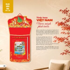 Lịch Bloc Siêu Đại 2027 AH Mẫu AH09 (20 x 30cm) Quà Tặng Bàn Làm Việc Văn Phòng Hiện Đại in logo doanh nghiệp quà tặng Tết tại Quà Tặng Văn Phòng