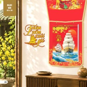 Lịch Bloc Siêu Đại 2027 AH Mẫu AH12 (20 x 30 cm) Quà Tặng Bàn Làm Việc Văn Phòng Hiện Đại in logo doanh nghiệp quà tặng Tết tại Quà Tặng Văn Phòng