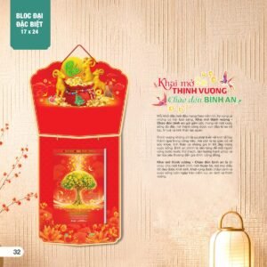 Lịch Bìa Treo 2027 AH Mẫu AH17 (17 x 24 cm) Quà Tặng Bàn Làm Việc Văn Phòng Hiện Đại in logo doanh nghiệp quà tặng Tết tại Quà Tặng Văn Phòng