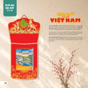 Lịch Bìa Treo 2027 AH Mẫu AH18 (17 x 24 cm) Quà Tặng Bàn Làm Việc Văn Phòng Hiện Đại in logo doanh nghiệp quà tặng Tết tại Quà Tặng Văn Phòng