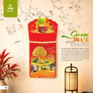 Lịch 52 Tuần 2027 AH Mẫu AH27 (31 x 41 cm) Quà Tặng Bàn Làm Việc Văn Phòng Hiện Đại in logo doanh nghiệp quà tặng Tết tại Quà Tặng Văn Phòng