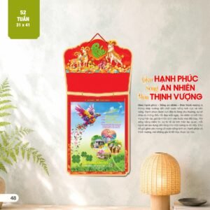 Lịch 52 Tuần 2027 AH Mẫu AH28 (11  x  12 cm) Quà Tặng Bàn Làm Việc Văn Phòng Hiện Đại in logo doanh nghiệp quà tặng Tết tại Quà Tặng Văn Phòng