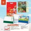 Lịch Bàn Chữ M (Có Note 52 Tuần) 2027 AH Mẫu AH59 (24 x 16cm) Quà Tặng Bàn Làm Việc Văn Phòng Hiện Đại in logo doanh nghiệp quà tặng Tết tại Quà Tặng Văn Phòng