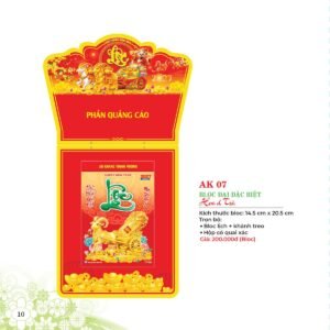Lịch Bloc Đại Đặc Biệt 2027 AK Mẫu AK07 (29 x 41 cm) Quà Tặng Bàn Làm Việc Văn Phòng Hiện Đại in logo doanh nghiệp quà tặng Tết tại Quà Tặng Văn Phòng