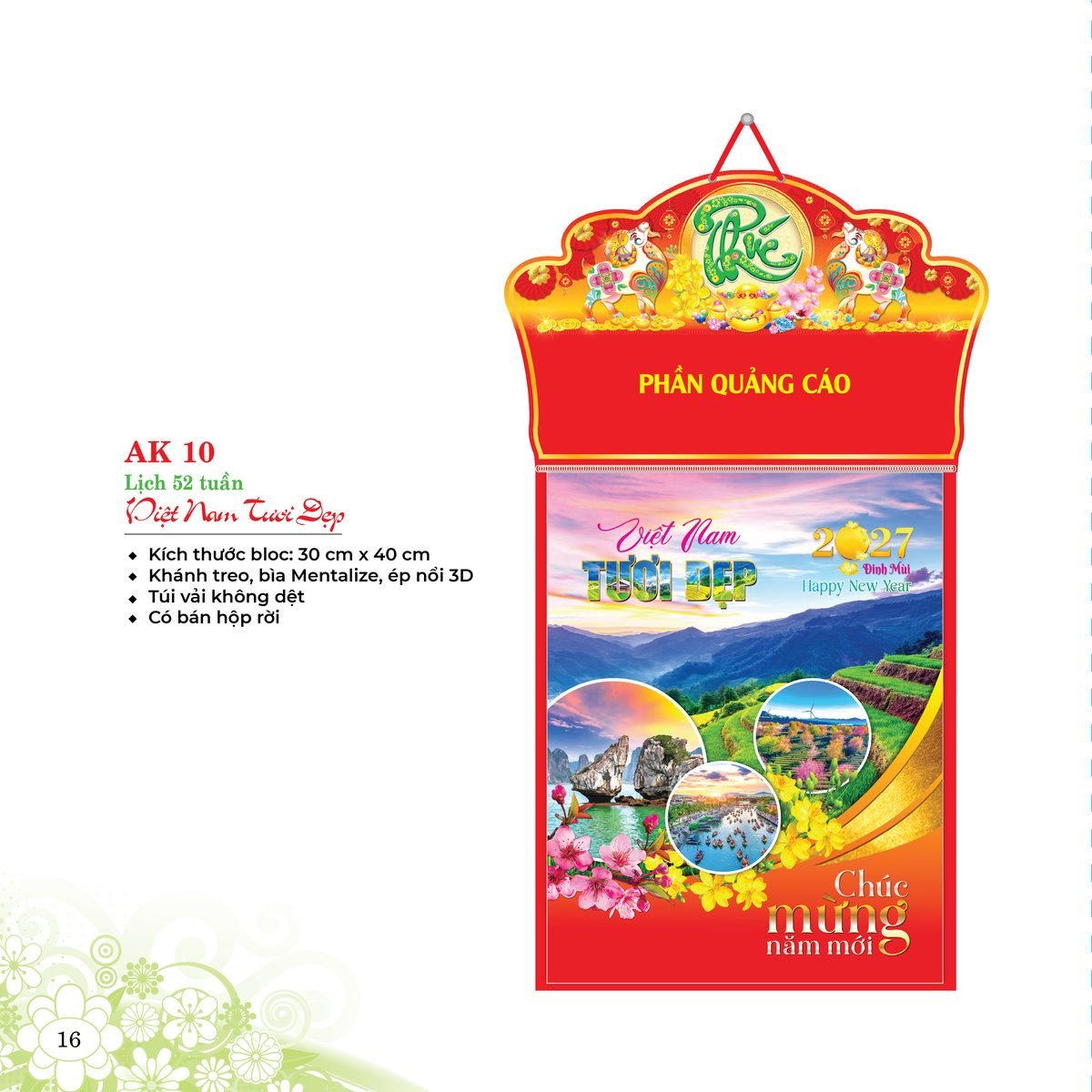 Lịch 52 Tuần 2027 AK Mẫu AK10 (28 x 202 cm) Quà Tặng Bàn Làm Việc Văn Phòng Hiện Đại Lịch 52 Tuần 2027 AK Mẫu AK10 (28 x 202 cm) Quà Tặng Bàn Làm Việc Văn Phòng Hiện Đại in logo doanh nghiệp quà tặng Tết tại Quà Tặng Văn Phòng