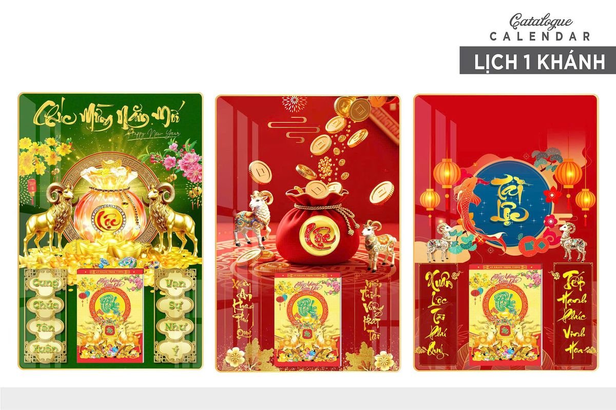 Lịch Bìa Lamina 40x60cm Ba Nhất 2027 BN263 Quà Tặng Bàn Làm Việc Văn Phòng Hiện Đại