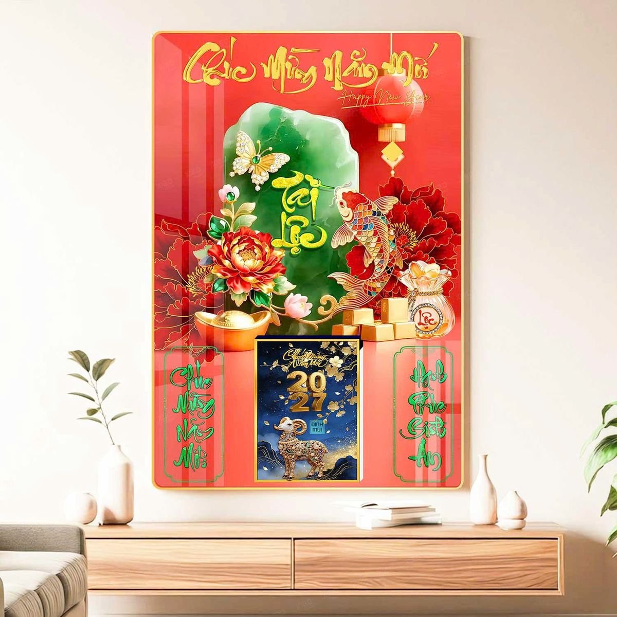 Lịch Bìa Lamina 40x60cm Ba Nhất 2027 BN283 Quà Tặng Bàn Làm Việc Văn Phòng Hiện Đại