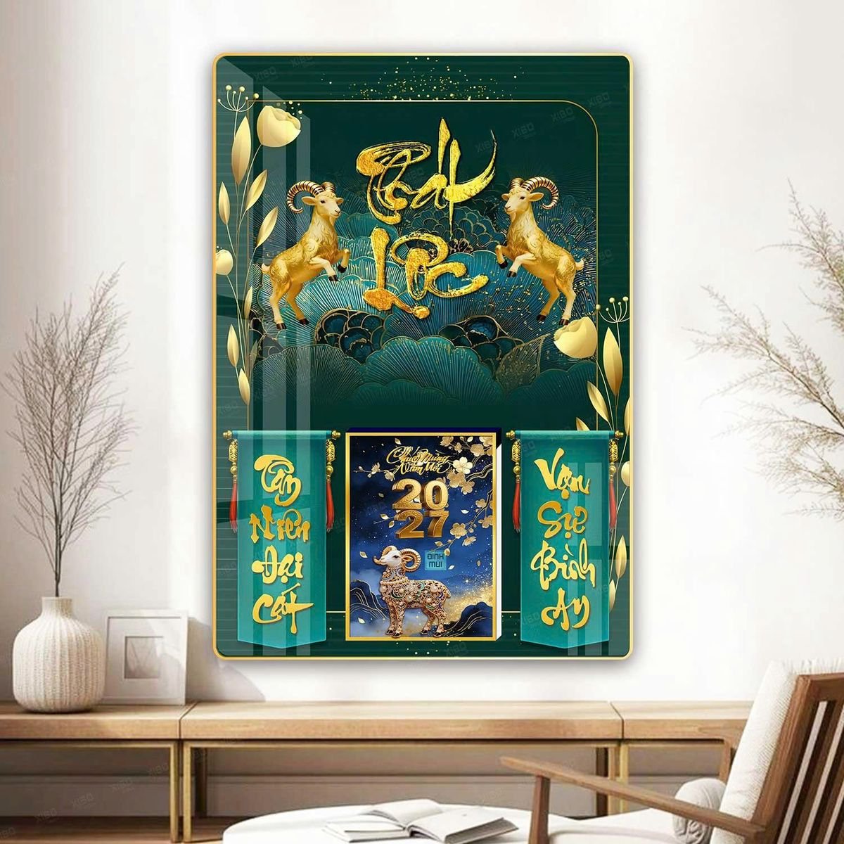 Lịch Bìa Lamina 40x60cm Ba Nhất 2027 BN299 Quà Tặng Bàn Làm Việc Văn Phòng Hiện Đại