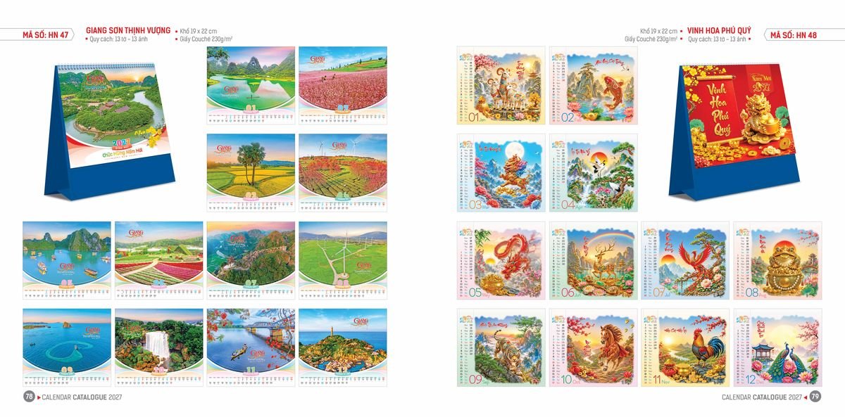 Lịch Để Bàn Ba Nhất Ba Nhất 2027 BN495 Quà Tặng Bàn Làm Việc Văn Phòng Hiện Đại