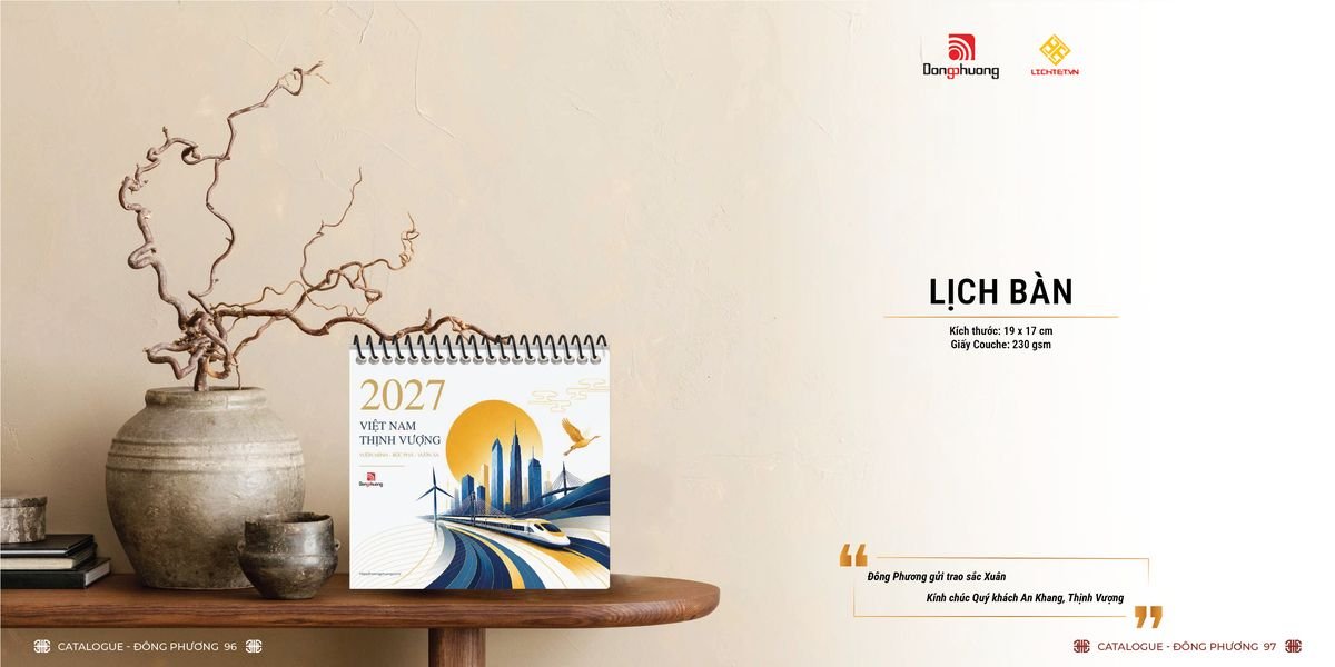 Lịch Bloc Đông Phương 2027 DP47 Quà Tặng Bàn Làm Việc Văn Phòng Hiện Đại Lịch Bloc Đông Phương 2027 DP47 Quà Tặng Bàn Làm Việc Văn Phòng Hiện Đại
