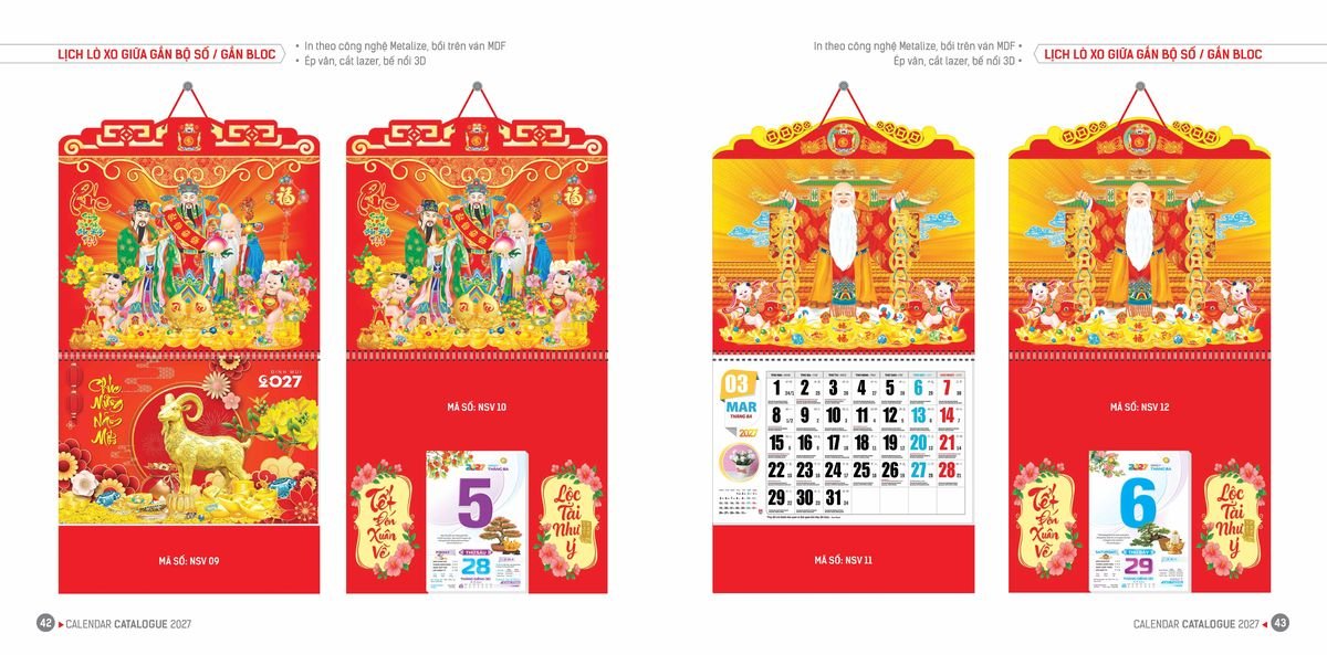 Lịch Bloc Hoa Niên 2027 Đông Phương DPHN20 Quà Tặng Bàn Làm Việc Văn Phòng Hiện Đại