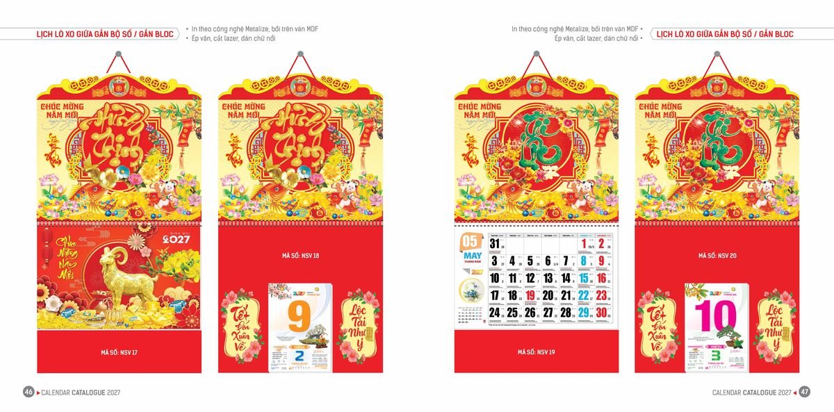 Lịch Bloc Hoa Niên 2027 Đông Phương DPHN22 Quà Tặng Bàn Làm Việc Văn Phòng Hiện Đại