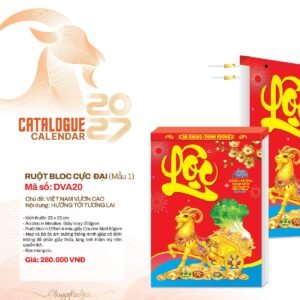 Lịch Bloc Cực Đại 2027 DVA Mẫu DVA20 - Thuận Buồm Xuôi Gió (25 x 35cm) Quà Tặng Bàn Làm Việc Văn Phòng Hiện Đại in logo doanh nghiệp quà tặng Tết tại Quà Tặng Văn Phòng
