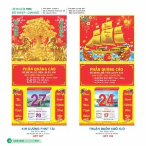 Lịch Bloc Đại Đặc Biệt 2027 HBT Mẫu HBT167 (13 x 19cm) Quà Tặng Bàn Làm Việc Văn Phòng Hiện Đại in logo doanh nghiệp quà tặng Tết tại Quà Tặng Văn Phòng