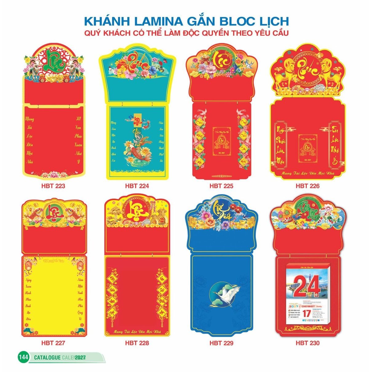 Lịch Bìa Treo 2027 HBT Mẫu HBT224 (40 x 62 cm) Quà Tặng Bàn Làm Việc Văn Phòng Hiện Đại Lịch Bìa Treo 2027 HBT Mẫu HBT224 (40 x 62 cm) Quà Tặng Bàn Làm Việc Văn Phòng Hiện Đại in logo doanh nghiệp quà tặng Tết tại Quà Tặng Văn Phòng