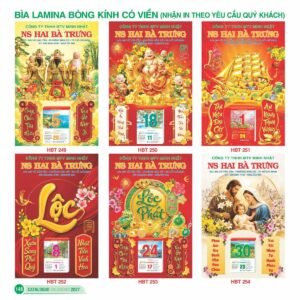 Lịch Bìa Treo 2027 HBT Mẫu HBT259 (48 x 78 cm) Quà Tặng Bàn Làm Việc Văn Phòng Hiện Đại in logo doanh nghiệp quà tặng Tết tại Quà Tặng Văn Phòng