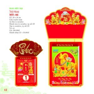 Lịch Bloc Siêu Đại 2027 MT Mẫu MT06 (20 x 30cm) Quà Tặng Bàn Làm Việc Văn Phòng Hiện Đại in logo doanh nghiệp quà tặng Tết tại Quà Tặng Văn Phòng