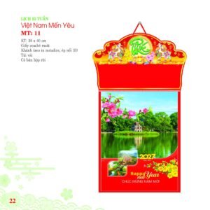 Lịch Bloc 2027 MT Mẫu MT11 (30 x 40cm) Quà Tặng Bàn Làm Việc Văn Phòng Hiện Đại in logo doanh nghiệp quà tặng Tết tại Quà Tặng Văn Phòng