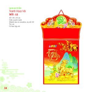 Lịch Bloc 2027 MT Mẫu MT12 (29 x 41 cm) Quà Tặng Bàn Làm Việc Văn Phòng Hiện Đại in logo doanh nghiệp quà tặng Tết tại Quà Tặng Văn Phòng