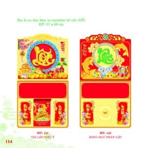 Bìa Lò Xo Dán Bloc 2027 MT Mẫu MT142 (37 x 68cm) Quà Tặng Bàn Làm Việc Văn Phòng Hiện Đại in logo doanh nghiệp quà tặng Tết tại Quà Tặng Văn Phòng