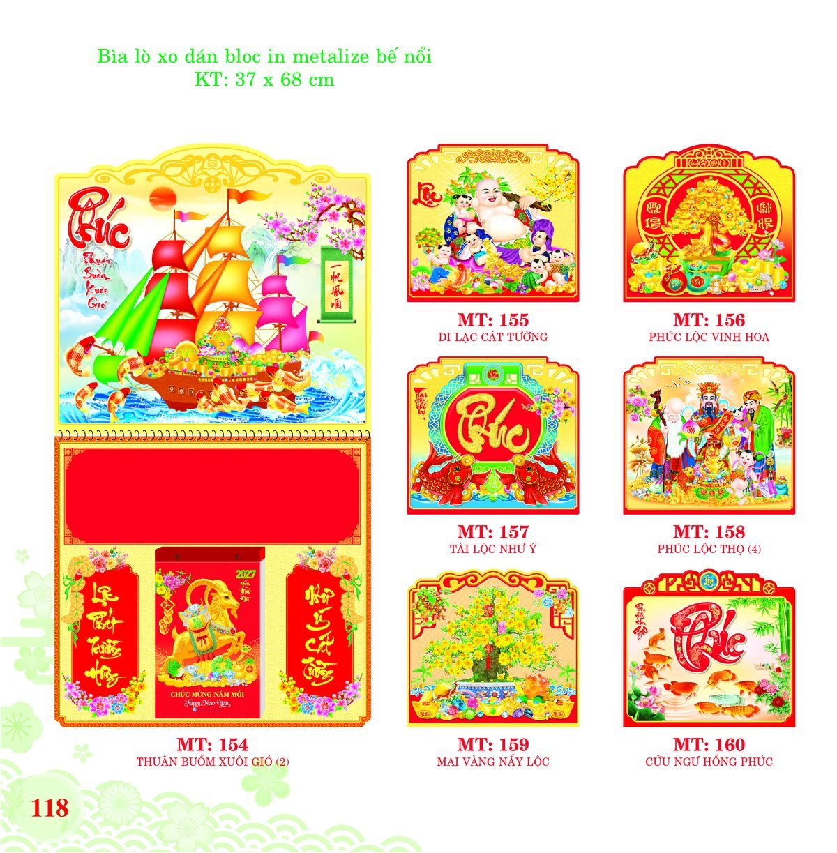 Bìa Lò Xo Dán Bloc 2027 MT Mẫu MT154 (37 x 68cm) Quà Tặng Bàn Làm Việc Văn Phòng Hiện Đại Bìa Lò Xo Dán Bloc 2027 MT Mẫu MT154 (37 x 68cm) Quà Tặng Bàn Làm Việc Văn Phòng Hiện Đại in logo doanh nghiệp quà tặng Tết tại Quà Tặng Văn Phòng