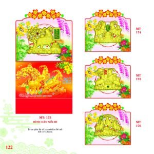 Lịch Treo Tường Lò Xo 2027 MT Mẫu MT176 (37 x 68cm) Quà Tặng Bàn Làm Việc Văn Phòng Hiện Đại in logo doanh nghiệp quà tặng Tết tại Quà Tặng Văn Phòng