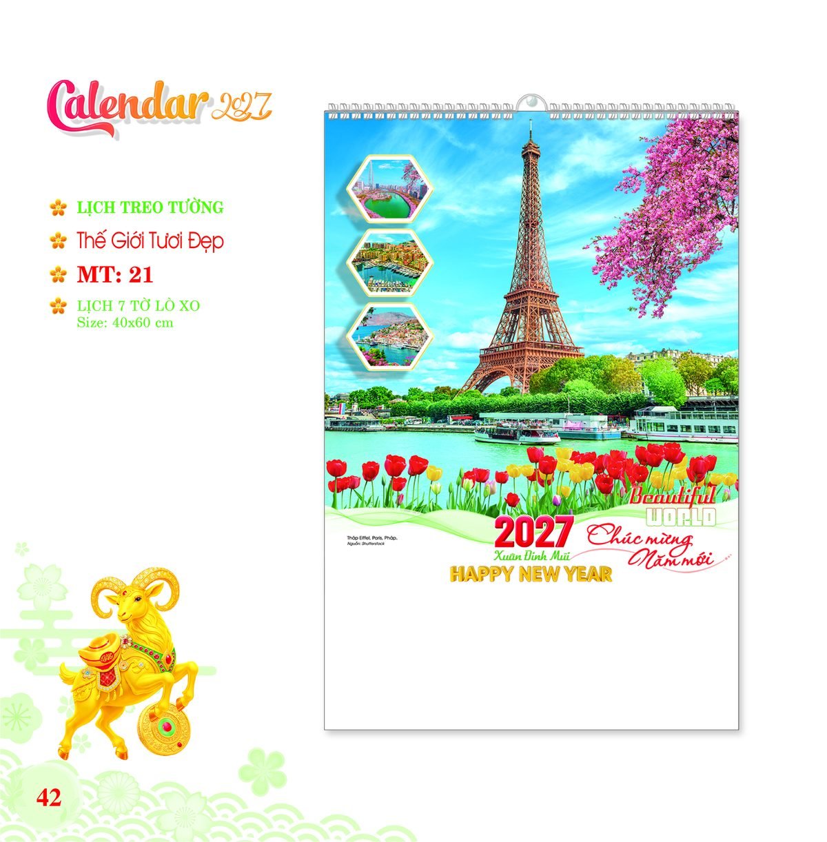 Lịch Treo Tường Lò Xo 2027 MT Mẫu MT21 (40 x 60 cm) Quà Tặng Bàn Làm Việc Văn Phòng Hiện Đại Lịch Treo Tường Lò Xo 2027 MT Mẫu MT21 (40 x 60 cm) Quà Tặng Bàn Làm Việc Văn Phòng Hiện Đại in logo doanh nghiệp quà tặng Tết tại Quà Tặng Văn Phòng