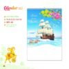 Lịch Treo Tường Lò Xo 2027 MT Mẫu MT23 - Thuận Buồm Xuôi Gió (40 x 60cm) Quà Tặng Bàn Làm Việc Văn Phòng Hiện Đại in logo doanh nghiệp quà tặng Tết tại Quà Tặng Văn Phòng