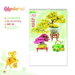 Lịch Treo Tường Lò Xo 2027 MT Mẫu MT30 (40 x 60cm) Quà Tặng Bàn Làm Việc Văn Phòng Hiện Đại in logo doanh nghiệp quà tặng Tết tại Quà Tặng Văn Phòng