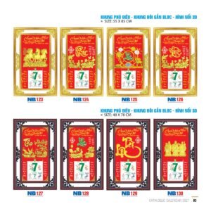Lịch Bloc 2027 NB Mẫu NB128 - An Khang Thịnh Vượng (55  x  85 cm) Quà Tặng Bàn Làm Việc Văn Phòng Hiện Đại in logo doanh nghiệp quà tặng Tết tại Quà Tặng Văn Phòng