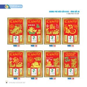 Lịch Bloc 2027 NB Mẫu NB135 (46 x 73cm) Quà Tặng Bàn Làm Việc Văn Phòng Hiện Đại in logo doanh nghiệp quà tặng Tết tại Quà Tặng Văn Phòng