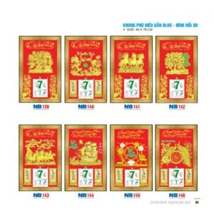 Lịch Bloc 2027 NB Mẫu NB144 (49  x  78 cm) Quà Tặng Bàn Làm Việc Văn Phòng Hiện Đại in logo doanh nghiệp quà tặng Tết tại Quà Tặng Văn Phòng