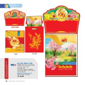 Lịch 52 Tuần 2027 NB Mẫu NB16 (30 x 41cm) Quà Tặng Bàn Làm Việc Văn Phòng Hiện Đại in logo doanh nghiệp quà tặng Tết tại Quà Tặng Văn Phòng