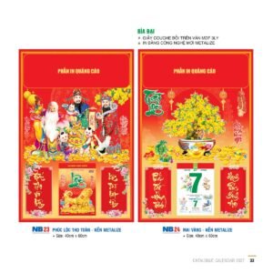 Lịch Bloc 2027 NB Mẫu NB24 (29 x 41 cm) Quà Tặng Bàn Làm Việc Văn Phòng Hiện Đại in logo doanh nghiệp quà tặng Tết tại Quà Tặng Văn Phòng