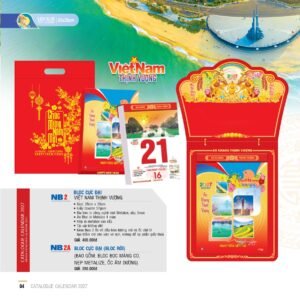 Lịch Bìa Treo 2027 NB Mẫu NB2A (29 x 41 cm) Quà Tặng Bàn Làm Việc Văn Phòng Hiện Đại in logo doanh nghiệp quà tặng Tết tại Quà Tặng Văn Phòng