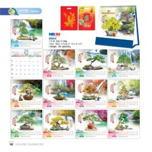 Lịch Bloc 2027 NB Mẫu NB308 (19 x 21cm) Quà Tặng Bàn Làm Việc Văn Phòng Hiện Đại in logo doanh nghiệp quà tặng Tết tại Quà Tặng Văn Phòng