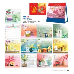 Lịch Bloc 2027 NB Mẫu NB316 (29 x 41 cm) Quà Tặng Bàn Làm Việc Văn Phòng Hiện Đại in logo doanh nghiệp quà tặng Tết tại Quà Tặng Văn Phòng