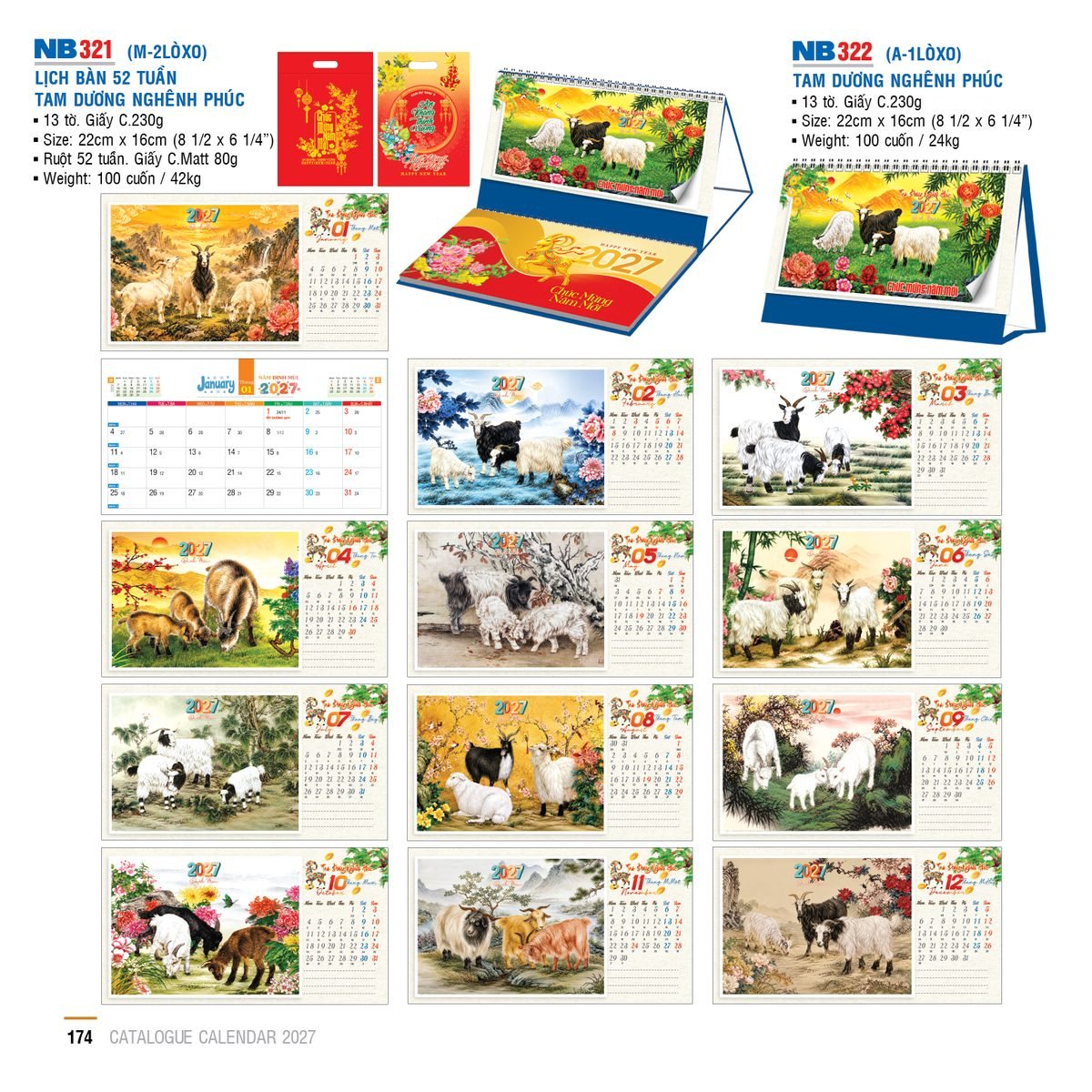 Lịch Để Bàn 2027 NB Mẫu NB322 (16 x 24 cm) Quà Tặng Bàn Làm Việc Văn Phòng Hiện Đại Lịch Để Bàn 2027 NB Mẫu NB322 (16 x 24 cm) Quà Tặng Bàn Làm Việc Văn Phòng Hiện Đại in logo doanh nghiệp quà tặng Tết tại Quà Tặng Văn Phòng