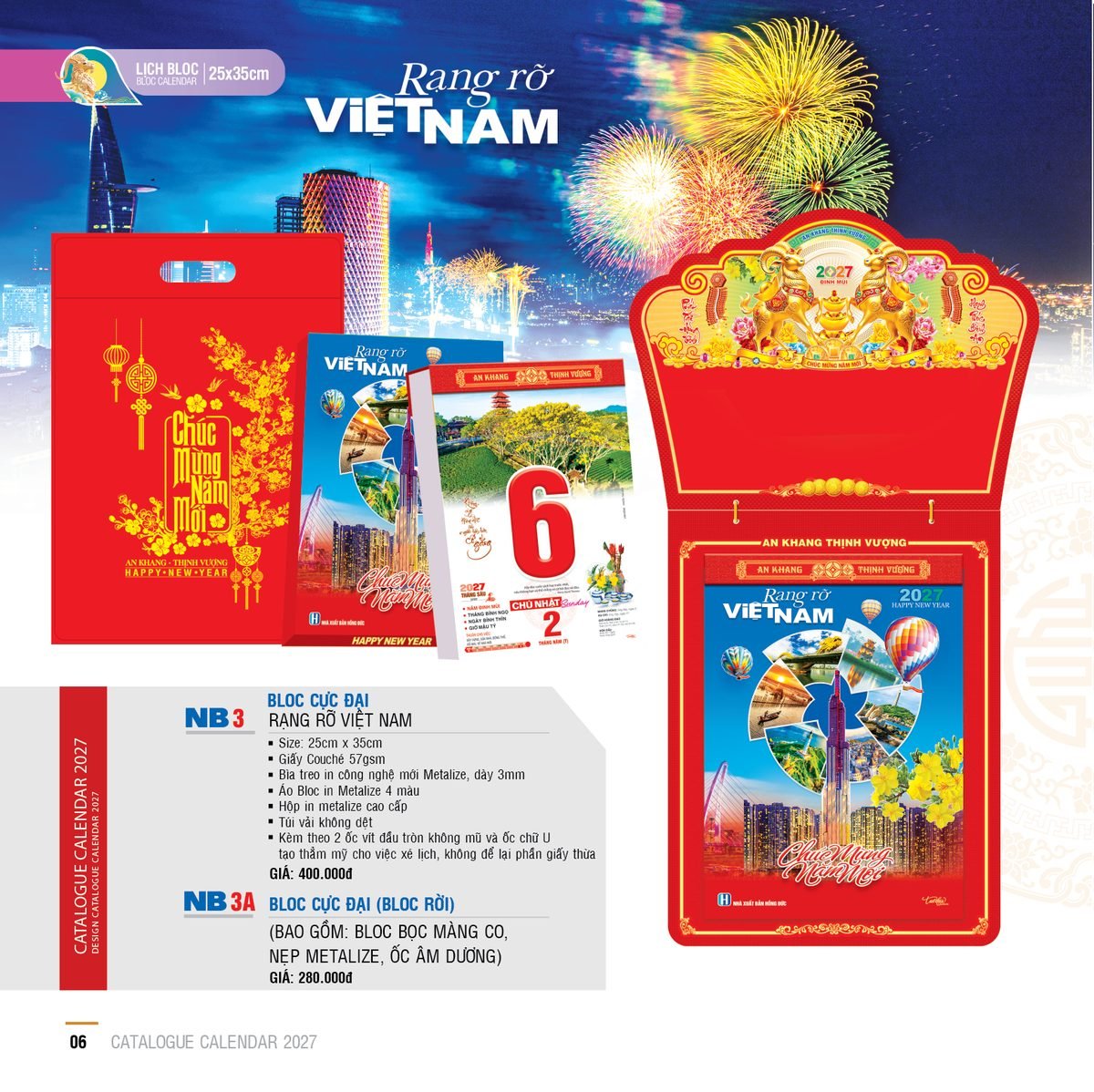 Lịch Bìa Treo 2027 NB Mẫu NB3A (25 x 35cm) Quà Tặng Bàn Làm Việc Văn Phòng Hiện Đại Lịch Bìa Treo 2027 NB Mẫu NB3A (25 x 35cm) Quà Tặng Bàn Làm Việc Văn Phòng Hiện Đại in logo doanh nghiệp quà tặng Tết tại Quà Tặng Văn Phòng