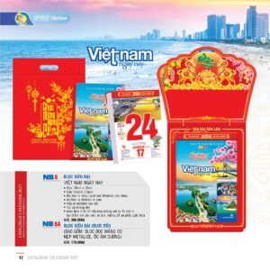 Lịch Bloc Siêu Đại 2027 NB Mẫu NB6A (20 x 30cm) Quà Tặng Bàn Làm Việc Văn Phòng Hiện Đại in logo doanh nghiệp quà tặng Tết tại Quà Tặng Văn Phòng