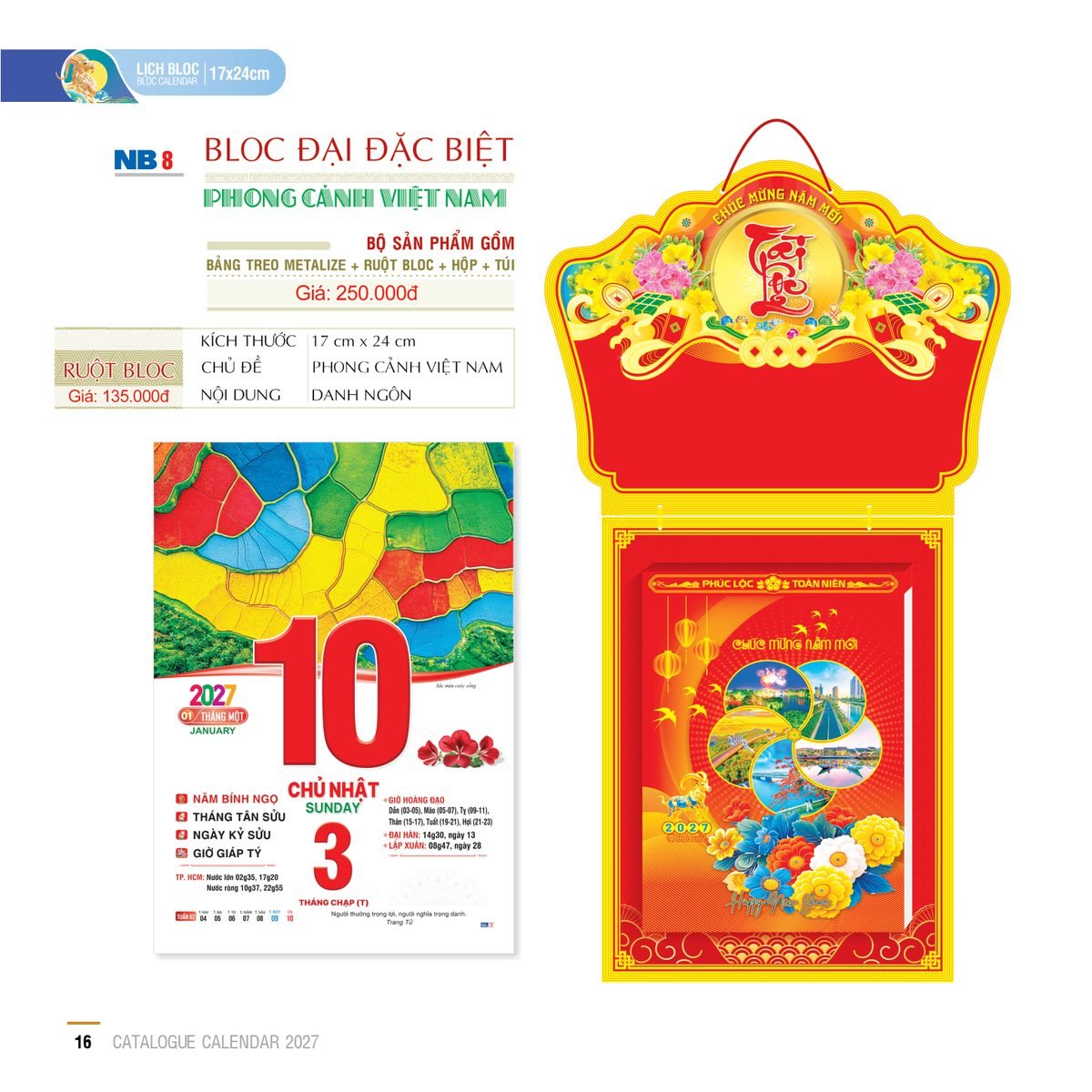 Lịch Bloc Đại Đặc Biệt 2027 NB Mẫu NB8 (17 x 24cm) Quà Tặng Bàn Làm Việc Văn Phòng Hiện Đại Lịch Bloc Đại Đặc Biệt 2027 NB Mẫu NB8 (17 x 24cm) Quà Tặng Bàn Làm Việc Văn Phòng Hiện Đại in logo doanh nghiệp quà tặng Tết tại Quà Tặng Văn Phòng