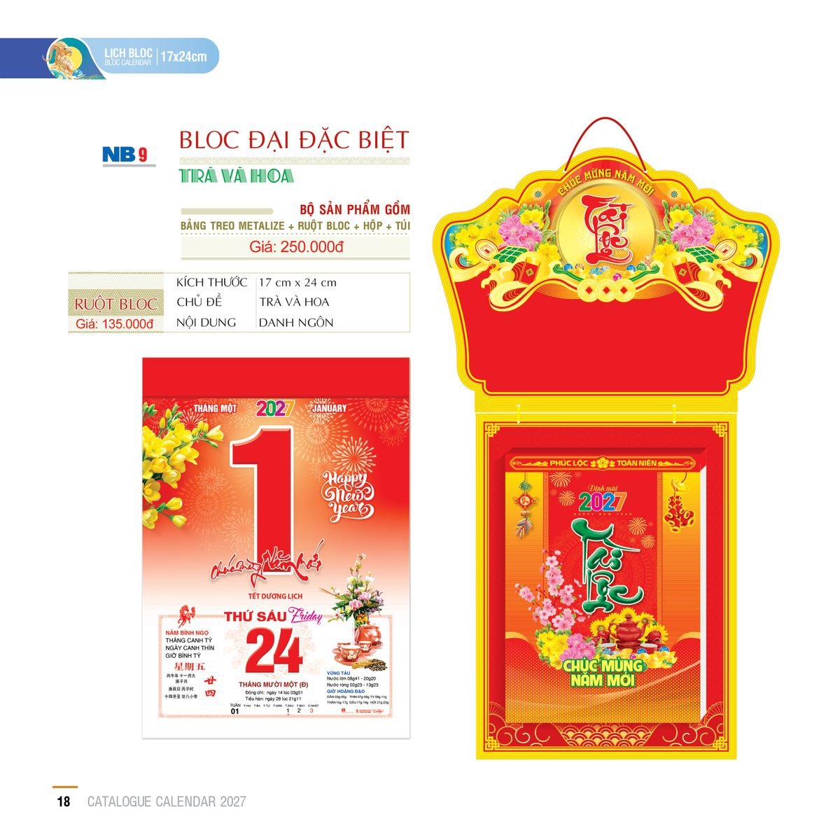 Lịch Bloc Đại Đặc Biệt 2027 NB Mẫu NB9 (17 x 24cm) Quà Tặng Bàn Làm Việc Văn Phòng Hiện Đại Lịch Bloc Đại Đặc Biệt 2027 NB Mẫu NB9 (17 x 24cm) Quà Tặng Bàn Làm Việc Văn Phòng Hiện Đại in logo doanh nghiệp quà tặng Tết tại Quà Tặng Văn Phòng
