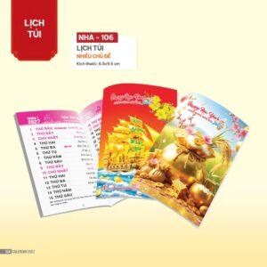 Lịch Bloc 2027 NHA Mẫu NHA106 (29 x 41 cm) Quà Tặng Bàn Làm Việc Văn Phòng Hiện Đại in logo doanh nghiệp quà tặng Tết tại Quà Tặng Văn Phòng