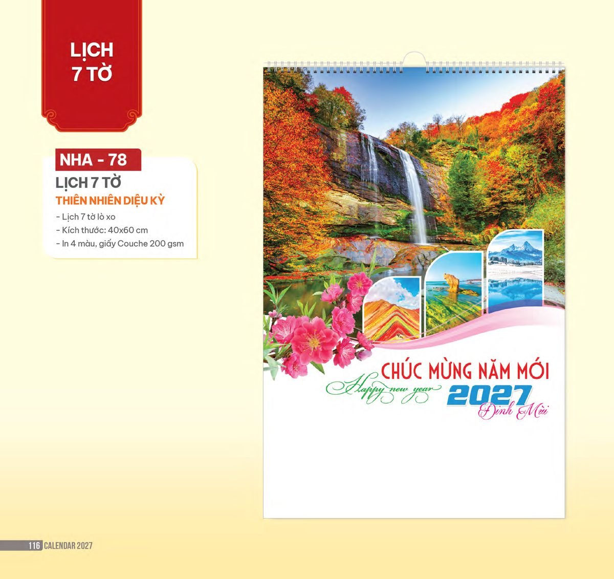 Lịch Treo Tường Lò Xo 2027 NHA Mẫu NHA78 (40 x 60cm) Quà Tặng Bàn Làm Việc Văn Phòng Hiện Đại Lịch Treo Tường Lò Xo 2027 NHA Mẫu NHA78 (40 x 60cm) Quà Tặng Bàn Làm Việc Văn Phòng Hiện Đại in logo doanh nghiệp quà tặng Tết tại Quà Tặng Văn Phòng