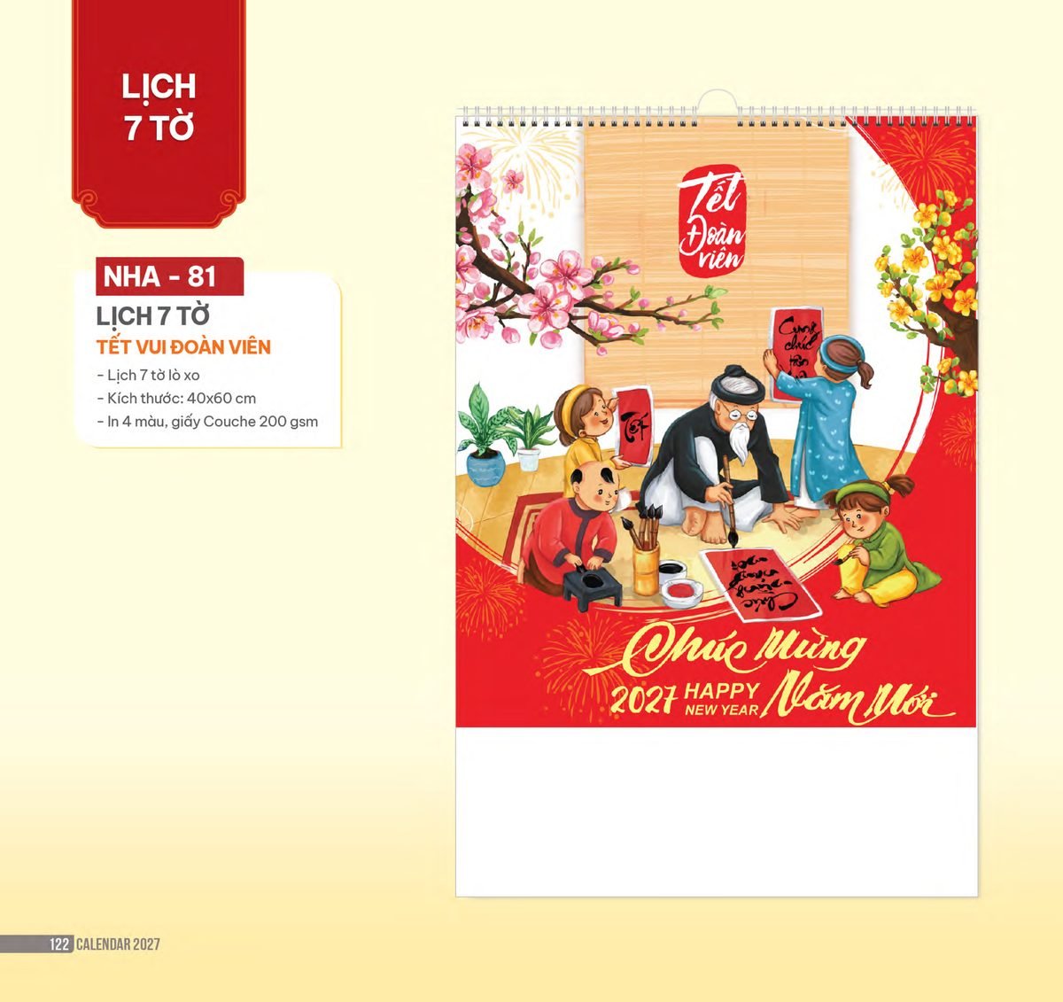 Lịch Bloc 2027 NHA Mẫu NHA81 (29 x 41 cm) Quà Tặng Bàn Làm Việc Văn Phòng Hiện Đại Lịch Bloc 2027 NHA Mẫu NHA81 (29 x 41 cm) Quà Tặng Bàn Làm Việc Văn Phòng Hiện Đại in logo doanh nghiệp quà tặng Tết tại Quà Tặng Văn Phòng